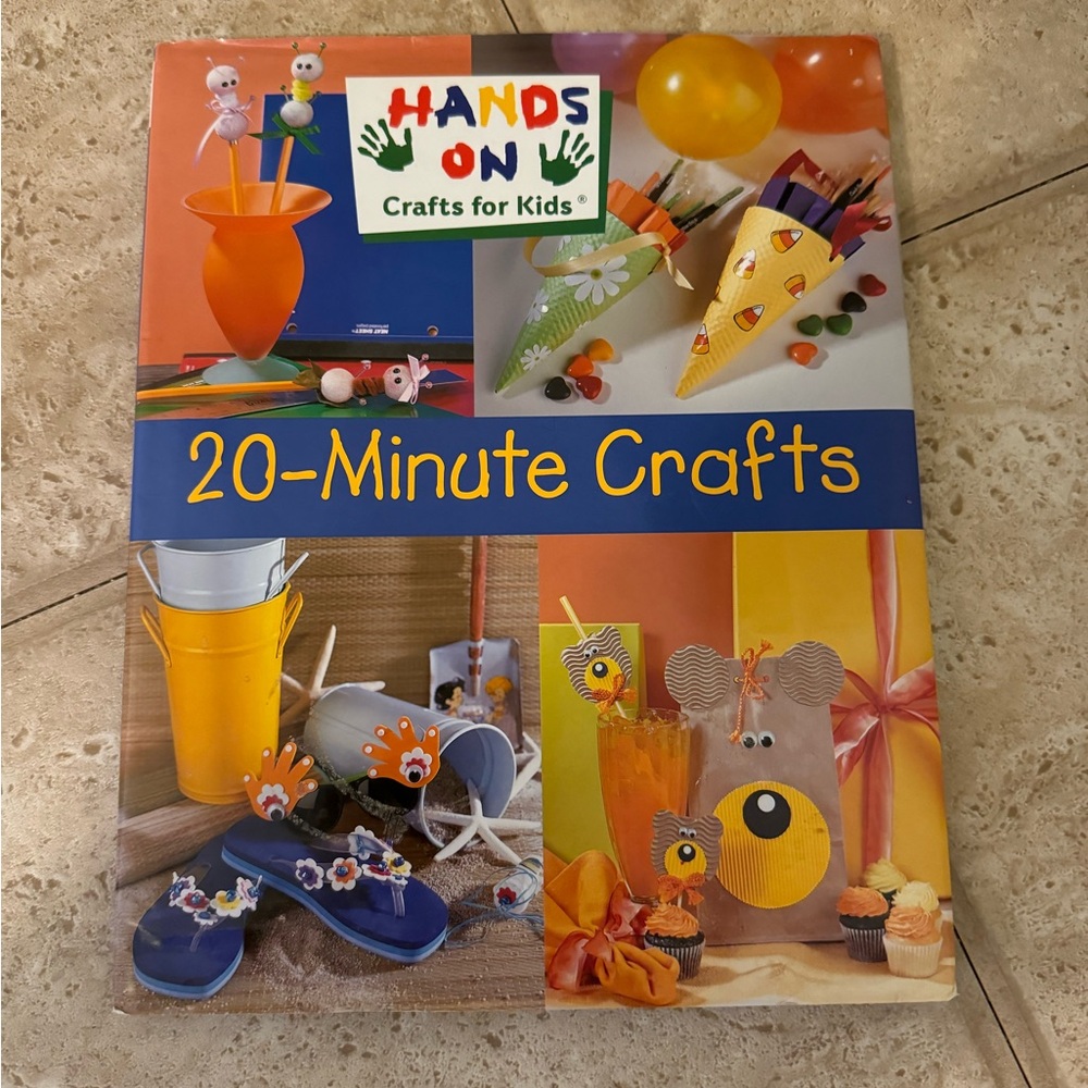 20 minutes crafts book for kids